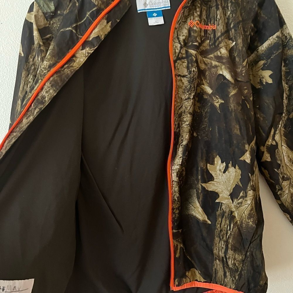 Columbia Boys Pixel Grabber Camo/DK Gray Reversible Jacket Size Youth 14-16 - Picture 4 of 7